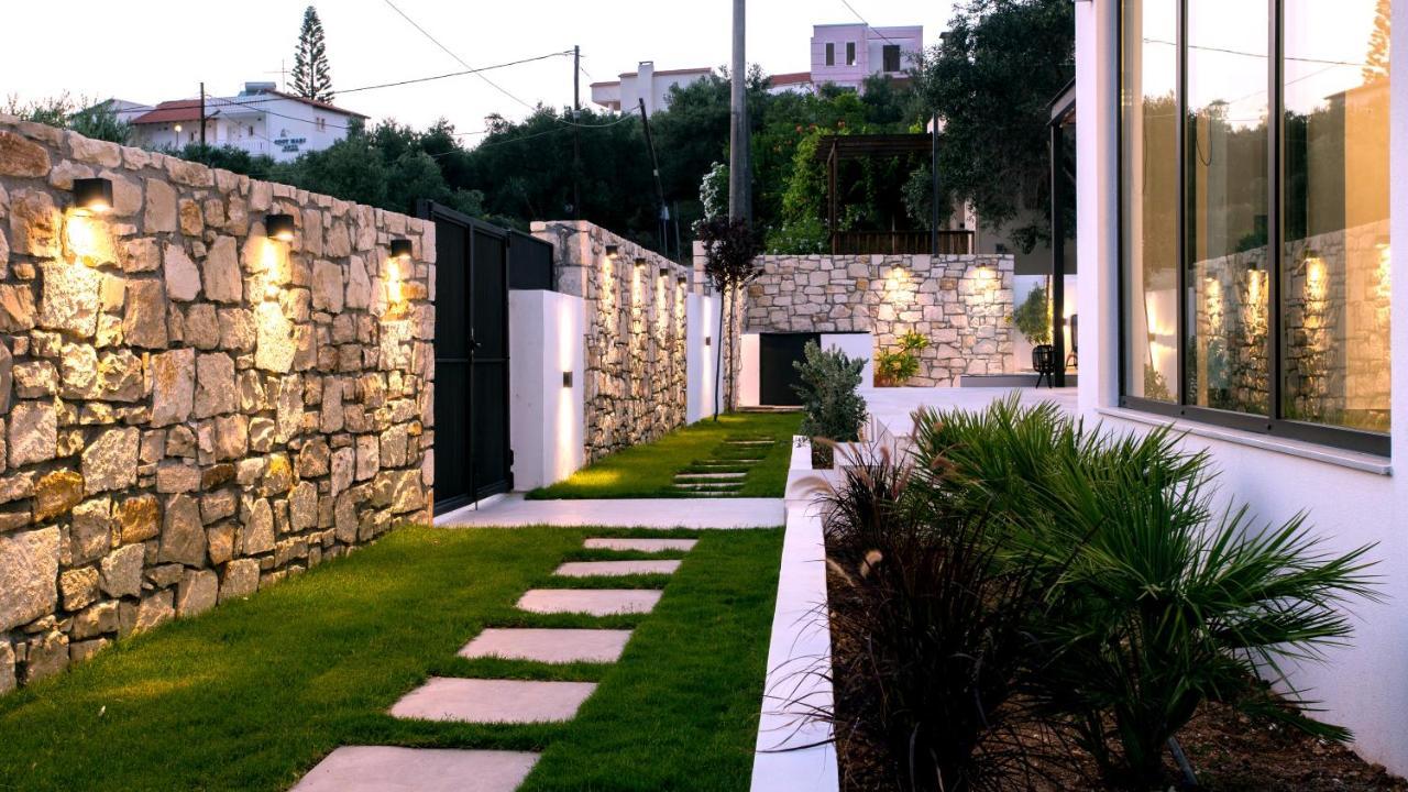 Avrilia Seaside Villa Heated Pool Almirida المظهر الخارجي الصورة