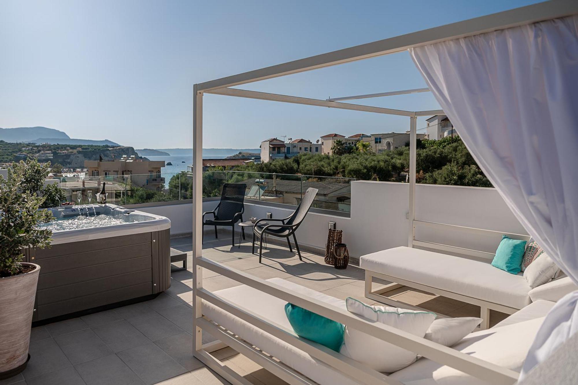 Avrilia Seaside Villa Heated Pool Almirida المظهر الخارجي الصورة