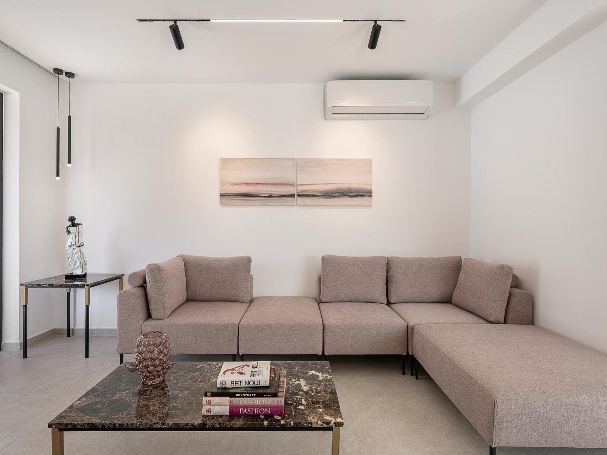 Avrilia Seaside Villa Heated Pool Almirida المظهر الخارجي الصورة