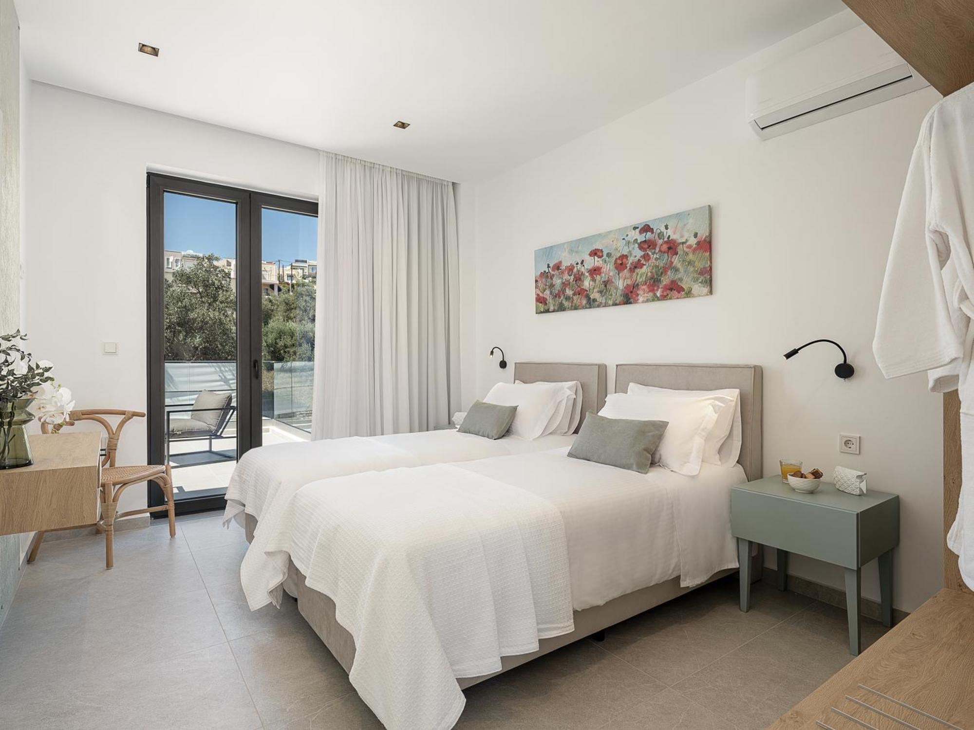 Avrilia Seaside Villa Heated Pool Almirida المظهر الخارجي الصورة