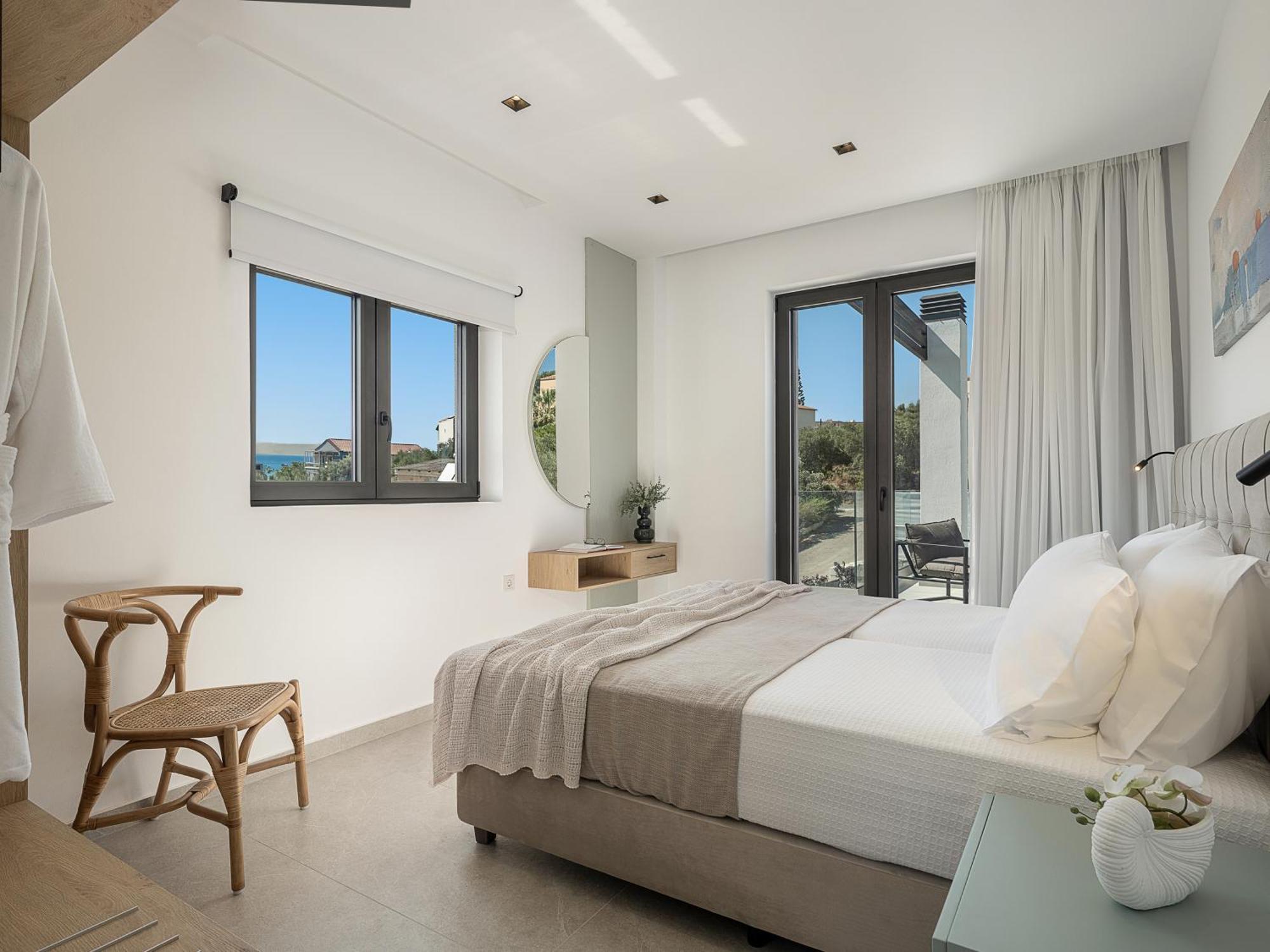 Avrilia Seaside Villa Heated Pool Almirida المظهر الخارجي الصورة